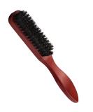 Sularpek Wild Boar Brush - Wooden Handle Hairbrush for Men | Sleek Bun & Toupe Brush for Long Thick Curly Wavy Dry or Damaged Hair & Beard Styling - Buy Online on GoSupps.com