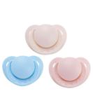 Littleforbig Smallshield Adult Pacifier 3-Pack - Blue Pink Ivory - Buy Online on GoSupps.com