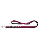 Hunter Basic Adjustable Glein for Dogs coated split leather synthetic leather weather -resistant 1.8/200 cm red red/black width: 1.8 cm length: 200 cm - Buy Online on GoSupps.com
