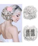 SEGO Hairpiece Hair Extensions - Silver-Gray Bun Updo & Ponytail | Messy Donut Braid with Comb & Hair Tie for Effortless Style - Buy Online on GoSupps.com