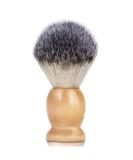 Hand Crafted Wood Handle Shaving Brush for Men | Hair Salon Wet Shave Tool for Safety Razor | Perfect Father's Day Gift for Him, Dad, Boyfriend - Brown - Buy Online on GoSupps.com