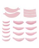 22 Piece Silicone Lash Lift Pads - PERMANIA Eyelash Perm Curler Makeup Tools for Salon-Grade Lifting - Reusable Dolphin Eye Patch & Lash Ribbon (Pink - Buy Online on GoSupps.com