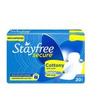 Stayfree Secure Cottony Wings (20 Count) - Buy Online on GoSupps.com