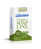 Natural Thyme Organic Soap Bar | Exfoliating Plant-Extract Body & Shampoo Soap | Handmade Moisturizing Aromatherapy | GMO-Free SLS-Free | USA Made - 4 oz by Bio-Safe Organics - Buy Online on GoSupps.com