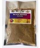 Hot Pot Africa Black Pepper Powder (100g) Organic Ground Black Pepper Quality & Original spice for soup & general food cuisine - Buy Online on GoSupps.com