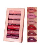 GL-TURELIFES 6 Pack Matte Lipsticks Set | Waterproof Velvet Lipsticks | Smooth Durable & Sexy Colors | Perfect Gift Box for International Shipping - Buy Online on GoSupps.com