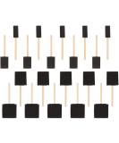 20 Pack Foam Paint Brushes - Bulk Arts & Crafts Supplies with 4 Different Sizes for Painting and Sponge Brushing. 5 of Each - Buy Online on GoSupps.com