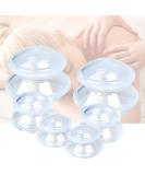 6 Sizes Silicone Cupping Therapy Set - Strong Suction for Myofascial Massage, Pain Relief - Professional Studio and Household Cupping Kit - Buy Online on GoSupps.com