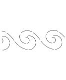 Quilting Creations Wave Border Quilt Stencil  3 - Buy Online on GoSupps.com