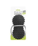 Buy Black Peanut Massage Ball for Neck & Lower Back Relief | Trigger Point & Fascia Massage Duo-Ball - Buy Online on GoSupps.com
