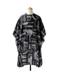 Borogo Professional Waterproof Hair Styling Cape Nylon Haircuting Salon Cape Gown Hair Salon with Snap Closure - 50" x 60" Black - Buy Online on GoSupps.com