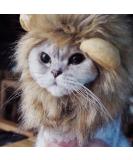 Bello Luna Lion Hair Headgear for Dogs & Cats | Lion Mane Wig Cosplay Costume for Puppies | Halloween Christmas & Festival Party - Buy Online on GoSupps.com
