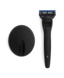 Bolin Webb X1 Razor & Stand - Matte Black | 5 Blade Cartridge | Luxury Shaving Gift Set for Men - International Shipping - Buy Online on GoSupps.com