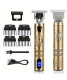 Precision Beard & Hair Clipper - Cordless USB-Rechargeable LCD Screen | Ultimate Grooming Tool for Gentlemen - Long-Lasting Battery & T-Blade - Buy Online on GoSupps.com