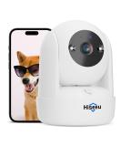 Hiseeu 2K Wireless Security Camera with AI Detection & Night Vision - Indoor CCTV for Home, Baby, Pet - Motion Tracking & Real-Time Alerts - 2.4G WiFi, 2-Way Audio, Siren - CB2 New Version - Buy Online on GoSupps.com