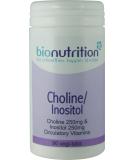 Bio Nutrition Choline 250mg & Inositol 250mg Supplement - Sleep, Mood, Memory Support - 90 Vegi-Tabs - Buy Online on GoSupps.com