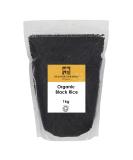Manor Springs Organic Black Rice 1kg - Premium Quality, Non-GMO, Gluten-Free - Buy Online on GoSupps.com