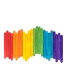 Colored Popsicle Sticks for Crafts - 200 Count 4.5 Inch Multi-Purpose Wooden Sticks - Buy Online on GoSupps.com