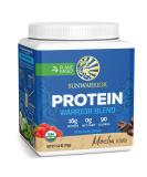 Buy Sunwarrior Warrior Blend Mocha - Organic Protein Powder 375g | International Shipping Available - Buy Online on GoSupps.com