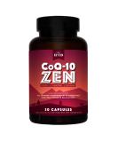 Natural Rhythm CoQ10-ZEN: Coenzyme Q10 L-Carnitine & L-Theanine - 30 Capsules for Energy & Relaxation - International Shipping Available - Buy Online on GoSupps.com