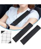 BUIFU 2-Piece Belt Pad | Car Safety Belt Cushions | Black Auto Seat Shoulder Protection | Comfortable & Soft Buckling Belt Pads for Adults - Buy Online on GoSupps.com