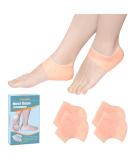 Buy Heeren Cushion 4PC Gel Heel Spur Inserts - Silicone Pads for Heel Pain Relief & Plantar Fasciitis - Comfortable Heel Socks for Cracked Heels (Nude Color) - Buy Online on GoSupps.com