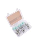 ECOFT Lead-Free Fishing Sinkers & Weights Assortment - 20pcs in Bag | Saltwater & Freshwater | Assorted Sizes 20g-200g | Coated Egg & Cannonball Sinkers | Drop Shot Fishing Weights Box - Buy Online on GoSupps.com
