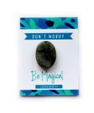 Laboradite Crystal Thumb Stone - Meditation Stress Relief Gift for Chakra Healing & Energy Balancing - Buy Online on GoSupps.com