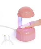 GAOY Mini UV Gel Nail Cure Light - Mushroom LED Nail Lamp, USB Nail Dryer for Fast Curing (Pink) - Buy Online on GoSupps.com