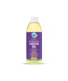 US+ 10oz 100% Pure Castor Oil - Cold-Pressed, Unrefined, Hexane-Free - USP Grade for Skin & Hair - Buy Online on GoSupps.com