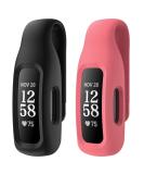 EEweca 2-Pack Clip Case for Fitbit Inspire 3/Inspire 2 - Black+Desert Rose | Secure Accessory for Fitness Tracker - Buy Online on GoSupps.com