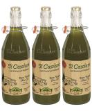 Farchioni Il Casolare - Extra Virgin Italian Olive Oil 3 Litre (1 Litre Pack of 3) | Cold Pressed & Unfiltered C. Extra Virgin Olive Oil - 3 x 1L - Buy Online on GoSupps.com