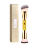DUcare Foundation Brush Contour Makeup Brushes Double Ended Makeup Brush for Blending Liquid Powder Concealer Cream Cosmetics Blush Buffe D02 - Buy Online on GoSupps.com