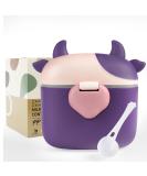 Aolso Baby Milk Powder Dispenser Pot 230g - Purple | Formula Dispenser with Sealed Cover and Spoon | Baby Milk Powder Container - Buy Online on GoSupps.com