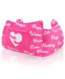 Mastectomy Pillow - Post-Op Breast Cancer Recovery Support | Seatbelt Protection | Heart Surgery Aid with Pocket and Pink Flower Design - Buy Online on GoSupps.com