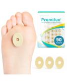 Corn Cushions for Toes & Feet - Pain Relief Pads with Foam Padding - Self-Stick Callus Cushions for Sore Spots (Medium 90 Count) - International Shipping Available - Buy Online on GoSupps.com