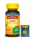 Nature Made Iron 65 mg (325 mg Ferrous Sulfate) Tablets - 150 Count Dietary Supplement + Better Guide for Vitamins & Supplements - Buy Online on GoSupps.com