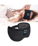 Joythink Wireless Sleep Headphones Eye Mask - Adjustable Black Sleep Mask for Side Sleepers with 5.3 Speakers & Microphone - Ideal for Travel & Light Blocking - Buy Online on GoSupps.com