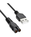 PChero 5V USB Shaver Charging Cable - Compatible Power Cord for Meridian Trimmer | International Shipping Available - Buy Online on GoSupps.com