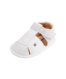 MK MATT KEELY Baby Boys Soft Sole Sandals | Toddler Anti-Slip First Walking Shoes 6-12 Months - White - Buy Online on GoSupps.com