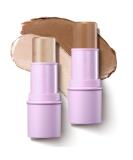 LUXAZA Contour Stick Makeup Set - Highlighter & Bronzer Pen for Face, Long Lasting Illuminator & Brightening Formula - Champagne Pink Shade - Buy Online on GoSupps.com