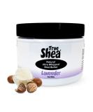 True Shea Lavender Whipped Butter 8 oz - Natural Skincare Must-Have with Raw Shea, Sunflower Oil, Coconut Oil - No Parabens - Buy Online on GoSupps.com