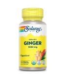 Solaray Organically Grown Ginger 540 mg 100 VegCaps - Buy Online on GoSupps.com
