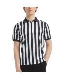 TOPTIE Men s Pro-Style Quarter Zip Referee Shirt - Black Sportwear for Basketball & Soccer - International Shipping Available - Buy Online on GoSupps.com