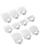 Wahl Professional Hair Clipper Guards Set - 10 Pcs Coded Cutting Guides #3170-400 - 1/8 to 1 - Fits All Wahl Clippers - Transparent - Buy Online on GoSupps.com
