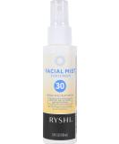 Ryshi Broad Spectrum SPF 30 Sunscreen Face Mist Hydrating Water-Resistant Lightweight Travel Size with Provitamin B5 & Vitamin E - Paraben Free - Buy Online on GoSupps.com