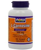 Buy Now Foods L-Carnosine 500mg - 100 VegiCaps (Pack of 2) | Premium Antioxidant Supplement for Enhanced Health - International Shipping Available - Buy Online on GoSupps.com