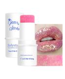 Buy Mermaid Face & Body Glitter Stick - Waterproof Pink Glitter Gel for Eyes Hair & Lips | Sparkling Make-Up for a Stunning Look - Buy Online on GoSupps.com