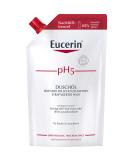Eucerin pH5 Shower Oil Refill Bag 400ml - Hydrating Gel for Sensitive Skin | International Shipping - Buy Online on GoSupps.com