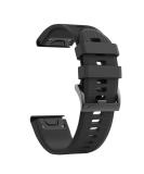 Notocity Compatible Fenix 5 Band | 22mm Soft Silicone Watch Strap for Fenix 5 Plus, 6, 6 Pro, 7, Forerunner 935, 945, Approach S60, Quatix 5 - Black - Buy Online on GoSupps.com